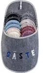 ONVAYA&reg; ABS G&auml;stepantoffel, Hausschuhe "Gast" 6er Set, Antirutsch