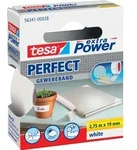 tesa extra Power PERFECT, Gewebeband, wei&szlig;, 2,75 m x 19 mm - Wei&szlig;