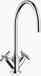 Dornbracht 22815892-00, Dornbracht 22815892-00 Einlochbatterie Tara. Silber