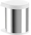 HAILO 3515011 Abfallsorter 15 Liter MONO 15 ab 40 cm Schrankbreite, wei&szlig;/edelstahl -