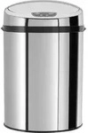 Echtwerk Edelstahl EW-BE-0229 B&uuml;ro-/Bad-/Kosmetikabfalleimer 9L MIT IR SENSOR - INOX