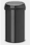 Brabantia Touch Bin, 60 l, Rund, Schwarz, Manuell, 40 cm, 400 mm - Schwarz