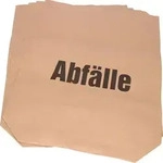 M&uuml;llsack 120l 70g 2lagig Papier natronbraun 25 St./Pack.