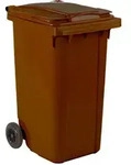 Mini Container 240 Liter - Braun