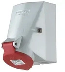 Mennekes Wanddose TwinCONTACT 16A,4p,6h,400V,IP44 418