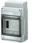 Hensel Automatengeh&auml;use 1-reihig 6 Teilungseinheiten grau KV9106