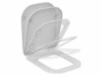 Ideal Standard WC-Sitz TONIC II mit Deckel, Scharniere Edelstahl, Softclosing weiß