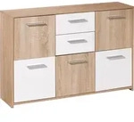 Inter Link Kommode ELVEZIA Sonoma-Eiche - Braun