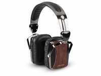 InLine® woodon-ear, wooden On-Ear Headset mit Kabelmikrofon und Funktionstaste,