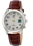 ETT EGS-11333-60L Solar Drive Funkuhr Basic Herrenuhr 39mm 5ATM - Wei&szlig;