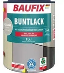 BAUFIX Buntlack hellgrau seidenmatt, 1 Liter, Lackfarbe - Hellgrau