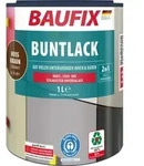 BAUFIX Buntlack nussbraun seidenmatt, 1 Liter, Lackfarbe - Braun