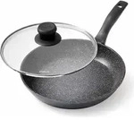 STONELINE 7359, Rund, Allzweckpfanne, Schwarz, 180 &deg;C, Aluminium, 4,5 mm - Schwarz