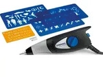 DREMEL&reg; Gravierer 290-3 Hobby (35 W) mit 3 Zubeh&ouml;re, 4 Designschablonen