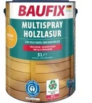 BAUFIX Multispray Holzlasur kiefer seidengl&auml;nzend, 5 Liter, Holzlasur - Braun