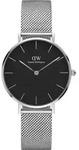 Daniel Wellington Petite DW00100162 Damenarmbanduhr - Schwarz/Silber