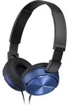Sony MDR-ZX310, Kabelgebunden, 10 - 24000 Hz, Musik, 125 g, Kopfh&ouml;rer, Blau - Blau