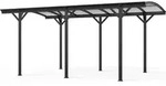 HOME DELUXE - Design Carport - FALO, Anthrazit - Ma&szlig;e: 505 x 300 x 226 / 240 cm -