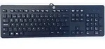 HP USB Standard Keyboard, Volle Gr&ouml;&szlig;e (100%), Kabelgebunden, USB - Schwarz/Silber