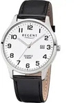 Regent Armbanduhr schwarz F-1241 Herren Analog-Quarzuhr UR1113405 - Schwarz