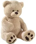Heunec B&auml;r Floppy beige 100 cm 130050 - Beige
