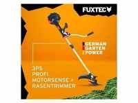 FUXTEC Profi Benzin-Motorsense | 3 PS Rasentrimmer | Freischneider 2-Takt | 52ccm 