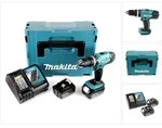 Makita DHP 453 RTJ Akku Schlagbohrschrauber 18V 42Nm + 2x Akkus 5,0Ah+...