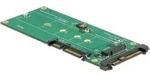 DeLOCK 62864, U.2, M.2, Schwarz, Gr&uuml;n, 6 Gbit/s, Windows 10 Education, Windows 10