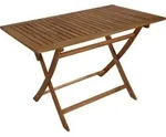 DEGAMO Gartentisch Klapptisch Esstisch Holztisch TOBAGO 70x120cm rechteckig,...