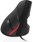 Ewent EW3156, rechts, Optisch, USB Typ-A, 1000 DPI, Schwarz, Rot - Schwarz/Rot
