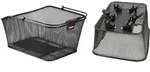 KLICKfix City Korb II, Hinten, Fahrradkorb, Schwarz, 20 l, 410 mm, 310 mm - Schwarz