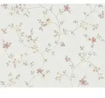 A.S. Cr&eacute;ation Tapete Fleuri Pastel, bunt, gr&uuml;n, weiss, 10,05 m x 0,53 m, 937701,