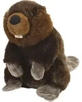 kuschelbiber junior 20 cm Pl&uuml;sch braun - Braun