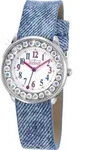 Scout Mdchen Analog Quarz Uhr mit Kunstleder Armband 280381008 - Blau