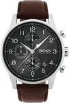 Hugo Boss Herrenuhr 1513494: Eleganz & Funktionalit&auml;t - Braun/Silber/Grau