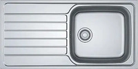 Franke 101.0464.042, FRANKE SPARK SKX 611-100 Einbausp&uuml;le / Edelstahl / Reversibel /