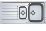 FRANKE Sp&uuml;le SPARK SKX 651 mit 1,5 Becken und Abtropfschale aus Edelstahl /
