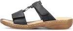 Rieker Damen Pantolette schwarz, Damen:41 EU - Schwarz - 41