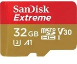 SanDisk Extreme, 32 GB, MicroSDHC, Klasse 10, UHS-I, 100 MB/s, 60 MB/s