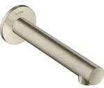 HansGrohe 45410820, HansGrohe Wanneneinlauf AXOR UNO gerade brushed nickel brushed