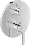 Einhebel-Wannenmischer C.1 Unterputz, mit Umstellventil, rund chrom chrom - Silber