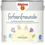 Alpina Farbenfreunde Wandfarbe Nr. 23 k&uuml;kengelb 2,5 L matt - Gelb