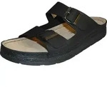 Berkemann Adam, schwarz, Fettleder, Herrenpantolette, Weite G-J 1950-985 40 - Schwarz