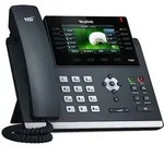 Yealink SIP-T46S, VoIP-Telefon (SIP), ohne Netzteil, PoE - Schwarz