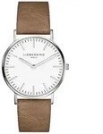 LIEBESKIND BERLIN Damen Uhr Armbanduhr Leder LT-0083-LQ - Wei&szlig;
