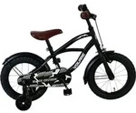 Volare Black Cruiser Kinderfahrrad - Jungen - 14 Zoll - Schwarz - 95 % zusammengebaut