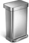 simplehuman CW2024, 45 l, Rechteckig, Edelstahl, Edelstahl, Terrasse, 915 mm - Silber