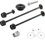 Pitlock Set 02/GA, Vorderrad/Hinterrad/Sattelst&uuml;tze/Ahead PITLOCK sch - Schwarz