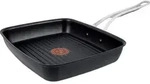 Tefal Jamie Oliver E21141, Quadratisch, Schwarz, Aluminium-Guss, Titan Pro, Keramik,
