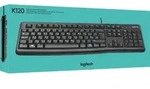 Logitech K120, Volle Gr&ouml;&szlig;e (100%), Kabelgebunden, USB, QWERTZ, Schwarz -...